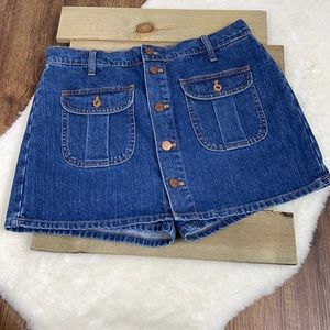 Madewell NWT Denim Mini Skort